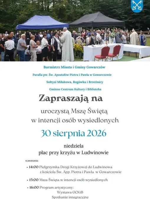 Uroczystości w Ludwinowie: Pamięć o wysiedlonych mieszkańcach 18 wiosek