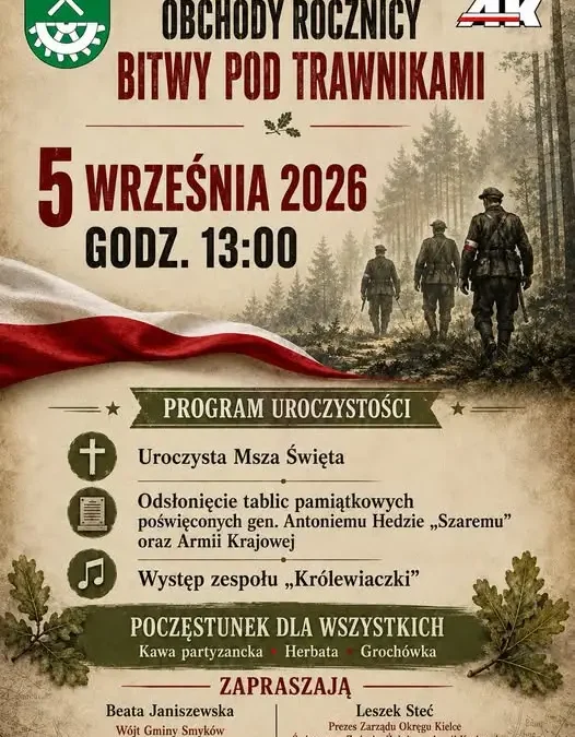 Rocznica Bitwy pod Trawnikami – uroczystości w gminie Smyków