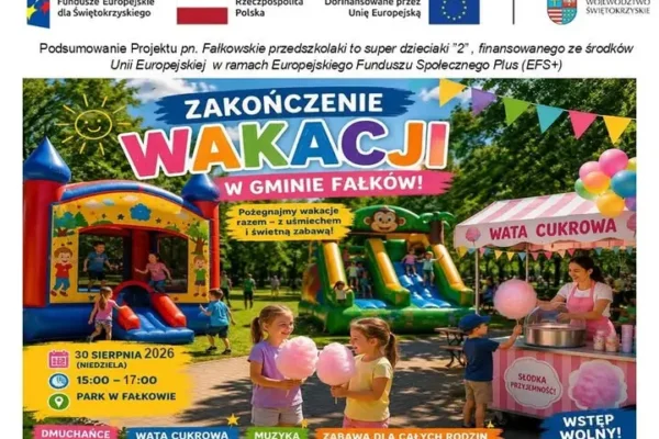 Pożegnanie wakacji w Fałkowie – rodzinna zabawa w Parku Podworskim