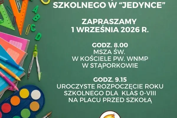 Rozpoczęcie roku szkolnego 2026/2027 – dowozy autobusowe