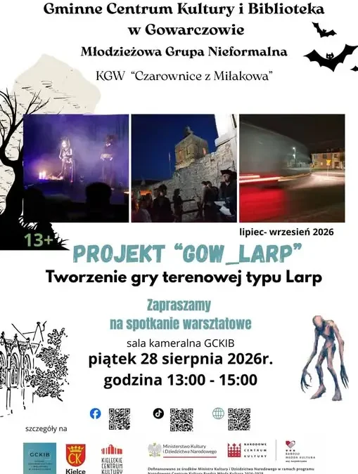 Warsztaty LARP w Gowarczowie – stwórz swoją przygodę!