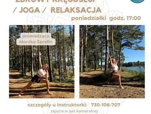 Joga i relaksacja w Gowarczowie – pierwsze zajęcia w poniedziałek
