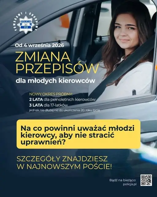 Nowe przepisy dla młodych kierowców od 4 września – co musisz wiedzieć, aby nie stracić prawa jazdy?