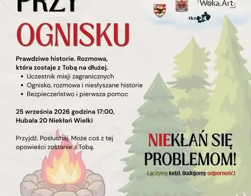 „Opowieści przy ognisku” w Niekłaniu Wielkim – start projektu „NIEKŁAŃ SIĘ PROBLEMOM!”