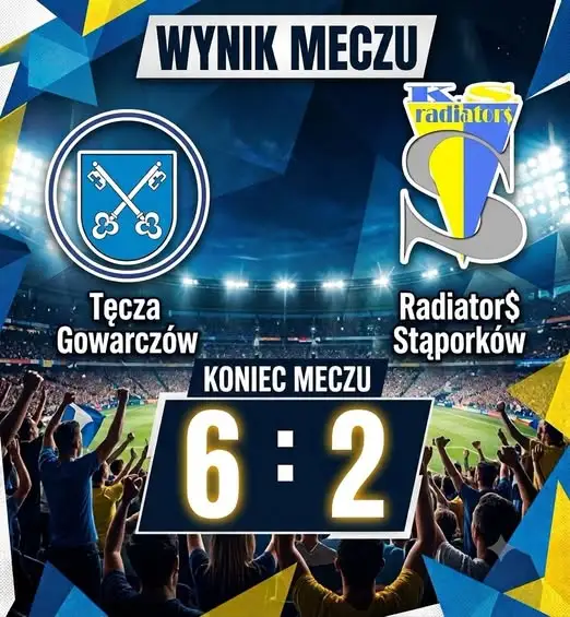 Derby dla Gowarczowa: Wygrana 6:2!