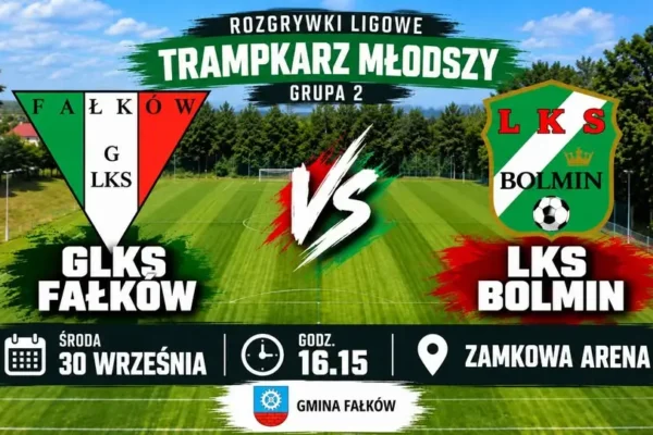 GLKS Fałków zagra dziś z LKS Bolmin w rozgrywkach trampkarza młodszego