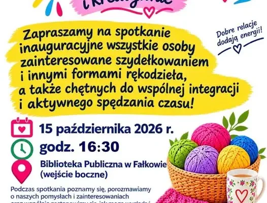 Fałków: spotkanie inaugurujące nową grupę twórczą w bibliotece