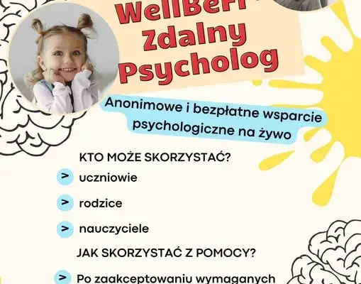 Nowa aplikacja WellBeFi – Zdalny Psycholog w szkole w Stąporkowie