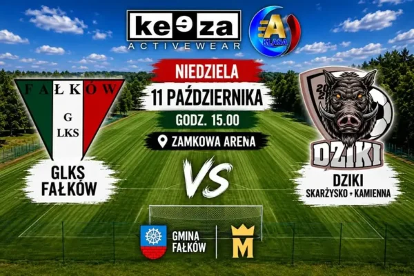 GLKS Fałków zaprasza na mecz z Dzikami Skarżysko-Kamienna