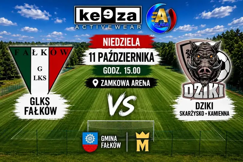 GLKS Fałków zaprasza na mecz z Dzikami Skarżysko-Kamienna