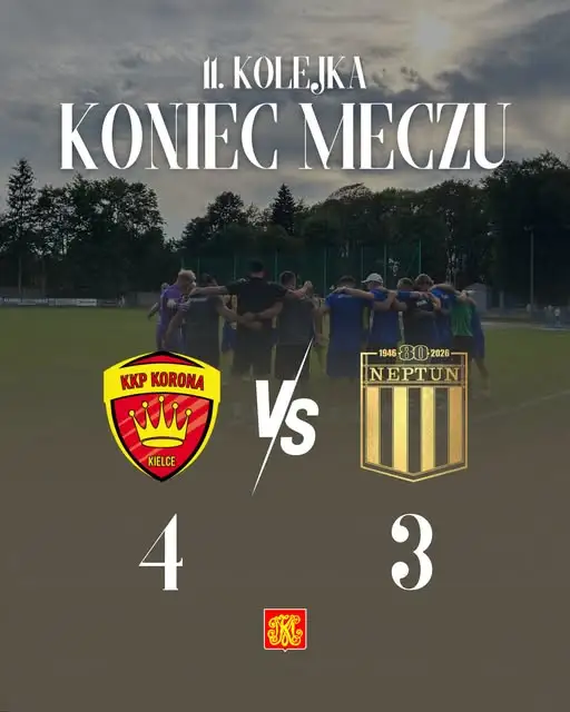MKS Neptun Końskie przegrywa w Kielcach 3:4 po dramatycznej końcówce