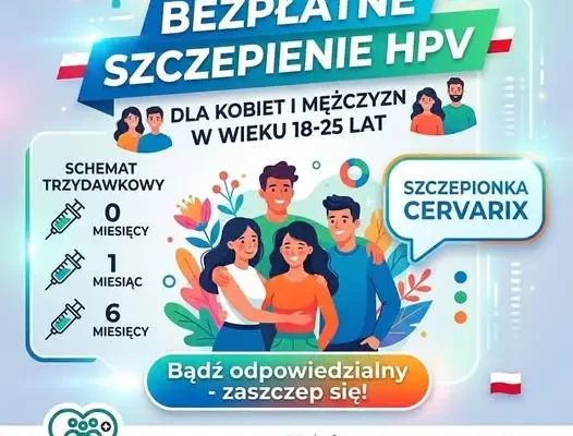 Bezpłatne szczepienia przeciw HPV w Ośrodku Zdrowia w Smykowie – zapisy do 30 października