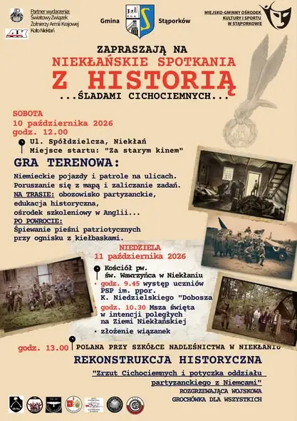 Niekłań Wielki: rekonstrukcja historyczna i uroczystości ku czci poległych