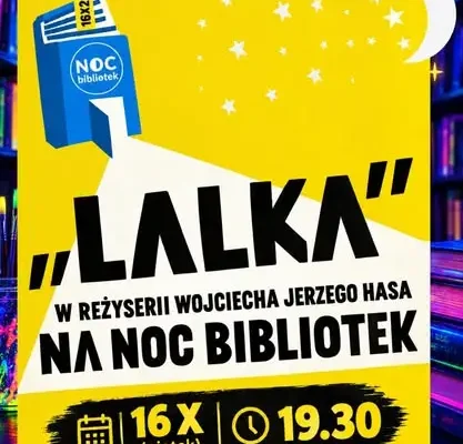 Noc Bibliotek w Stąporkowie: bezpłatny seans „Lalki” Wojciecha Jerzego Hasa