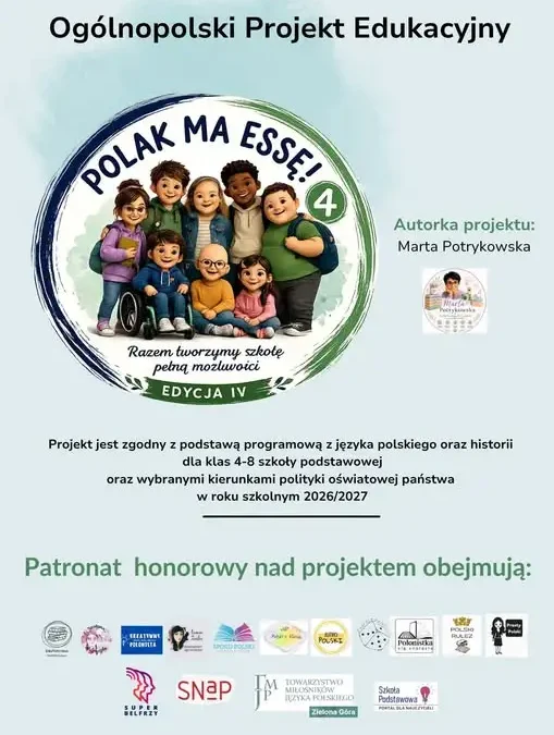 Szkoła Podstawowa nr 1 włącza się do ogólnopolskiego projektu #PolakMaEsse4